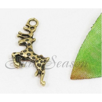 Подвеска мет.№423 17х30мм цв.Ant.Bronze (цена за 1шт)